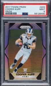 2017 Panini Prizm Silver #203 Cooper Kupp - PSA 9 - Super Bowl MVP - Picture 1 of 2