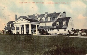 Postcard RI: Wanamaker Cottage, Narragansett Pier, Rhode Island, DB Posted 1911 - Picture 1 of 2