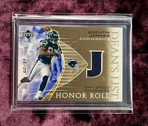 Quentin Jammer 2003 UD Honor Roll Game Jersey Gold /25 MINT Texas Longhorns SP💙 - Picture 1 of 4