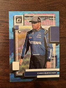 2023 Panini Donruss Racing Optic Carolina Blue Wave #32 CHRIS BUESCHER