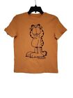 New Garfield The Cat Chill Pose Kids Size Medium Funny Cartoon Lasagna Tee