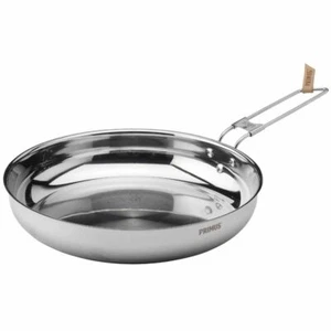 Primus CampFire Stainless Steel 25cm Frying Pan - Folding Handle & Storage Bag - Picture 1 of 4