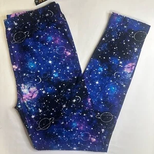 Galaxy Planet Space Buttery weiche Boutique Leggings groß kurvig 14-20 - Bild 1 von 3