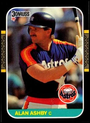 1987 Donruss #332 Alan Ashby EX Excellent Astros BLANK BACK ID:43686 - Image 1 of 2