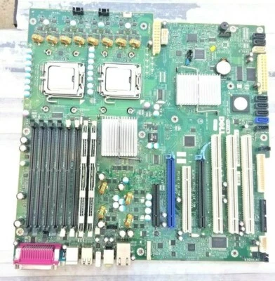 Dell 0RW199 MOTHERBOARD WITH DUAL 2.0GHz XEON SLAGC & SLAP2 CPU's + 2GB RAM - Image 1 of 2