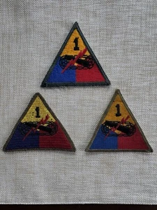 1st Armored Division US Army WWII Korea Vietnam Shoulder Uniform Patches - Picture 1 of 2