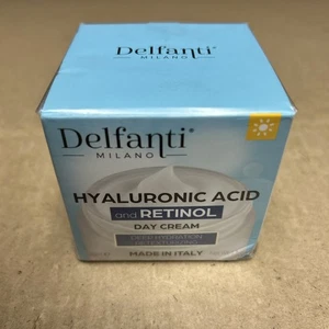 Delfanti Milano Hyaluronsäure und Retinol Tagescreme 1,7 oz/50 ml Hergestellt in Italien - Bild 1 von 10