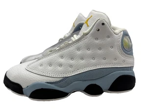 Neu im Karton Little Kid's Jordan 13 Gr. 13C Retro weiß/gelb ocker-blau grau DJ3005 170  - Bild 1 von 12