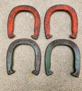 Vintage Diamond Double Ringer A & B Hufeisen Drop Forged Duluth 2,5 4er Set - Bild 1 von 9