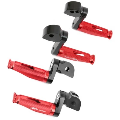 Extensor de 1 pulgada estriberas traseras MFP rojas para Monster 1100 S 08-12 13 14 Foto 1 de 4