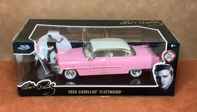 ELVIS PRESLEY 1956 Cadillac Fleetwood Jada 1:24 Diecast Car & Figurine ~ SEALED - Image 1 of 4