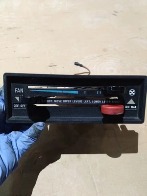 1984-1989 Porsche 911 Heater Vent Ventilation Controls / Control Panel Assembly - Image 1 of 4