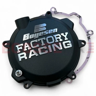 KTM SX125 SX150 BOYESEN FACTORY RACING CLUTCH COVER BLACK 2023-2025 - Image 1 of 4