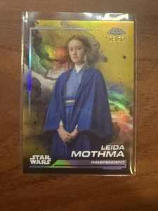 2024 Topps Chrome Star Wars LEIDA MOTHMA Gold Refractor /50 #96 - Bild 1 von 1