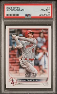 2022 Topps Shohei Ohtani #1 PSA 10 GEM MT Angels - Picture 1 of 2