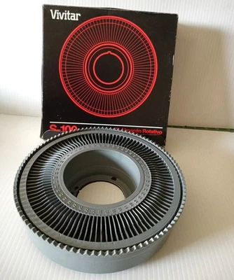 Vivitar S-100 Rotary Slide Tray - Holds 100 2x2 slides - NEW, never used - Image 1 of 2