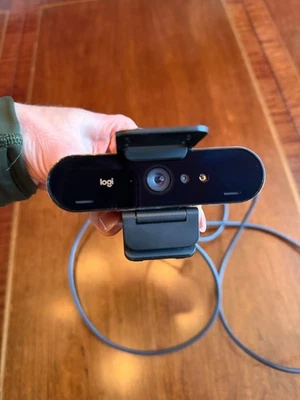 Logitech 960-001178 Brio 4k Pro 90Fps 5 x Digital Zoom Webcam - Black - Image 1 of 2