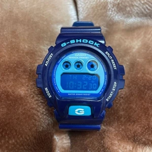 Casio G-SHOCK DW-6900CC-2JF Crazy Colors Blue Rare Three-Eyes Men's Watch - Picture 1 of 4