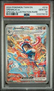GRENINJA EX Twilight Masquerade Special Illustration #214 PSA 10 Gem Mint - Bild 1 von 2