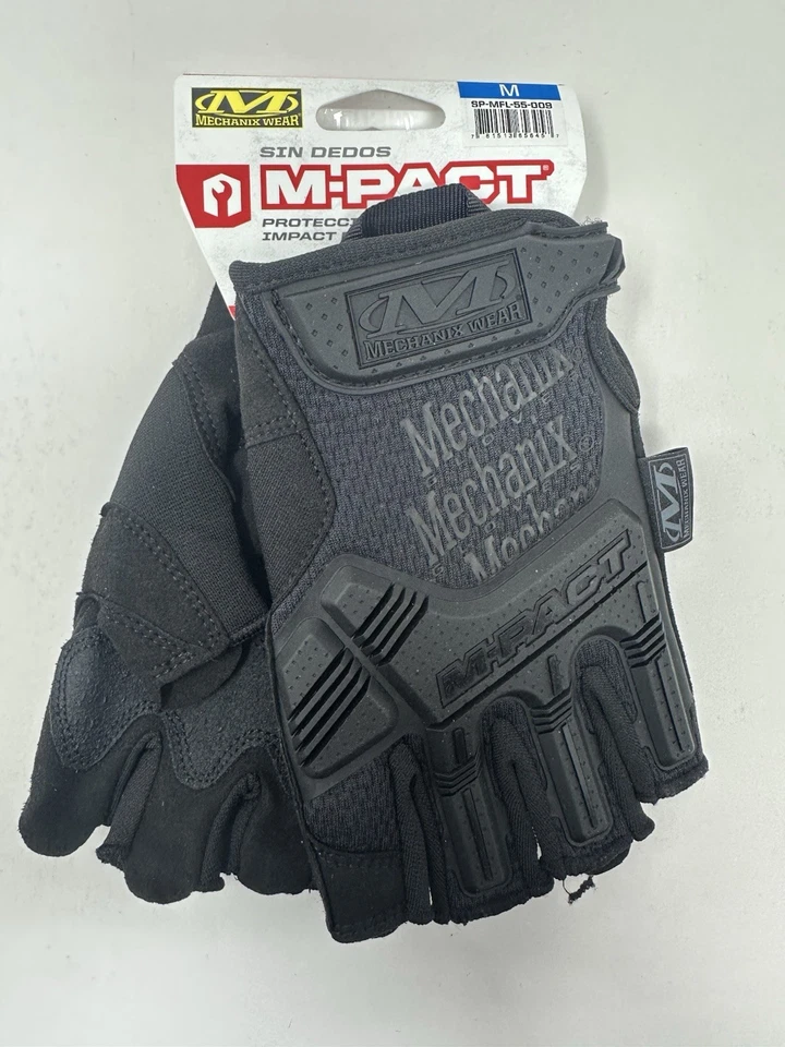 Mechanix Wear M-pact Fingerless Covert Tactical Gloves Medium Black