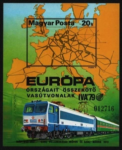 Hungría 1979 - Mi-Nr. Bloque 137 B ** - MNH - Ferrocarril / Tren - Imagen 1 de 1
