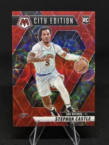 2024-25 Mosaik Stephon Castle City Edition Red Scope /75 Sporen - Bild 1 von 7