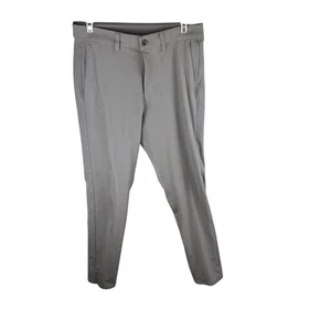 Lululemon Commission Pants Men’s Sz 31x31 Gray Chino Stretch Slim Fit *Defect* - Picture 1 of 5