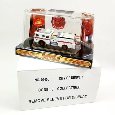Code 3 Seagrave Fire Truck Denver 1/64 Die-Cast Limited Edition Collectibles  - Image 1 of 4