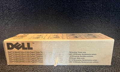 Cartucho de tóner cian original Dell 2130CN y 2135CN FM065 Foto 1 de 4