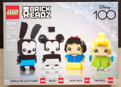LEGO BrickHeadz Disney 100th Celebration (40622) New Sealed Box - Image 1 of 4