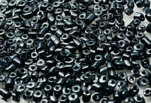 Quality 2/0 Czech￼ Glass Teal/Black Angel Cut E Beads Jewelry Making Crafts 3mm - Picture 1 of 6