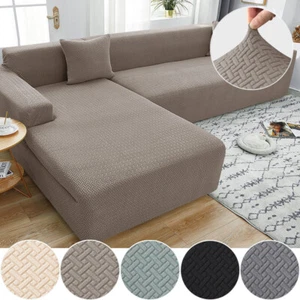 Sofa Cover Couch 1/2/3/4 Seater Slipcover Lounge Protector High Stretch Covers - Picture 1 of 16