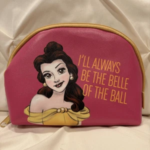 Mad Beauty Disney Princess Belle Cosmetic Bag Makeup Case Pencil NWT - Picture 1 of 4