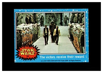 1977 Topps Star Wars #54 The victors receive their reward - Image 1 of 2