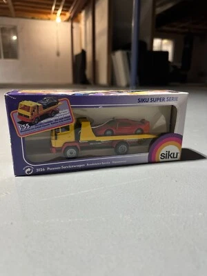 Siku 1:55 3126 Super Serie Pannen-Servicewagen + Ferrari Ladung Rarität NEU&OVP - Image 1 of 2