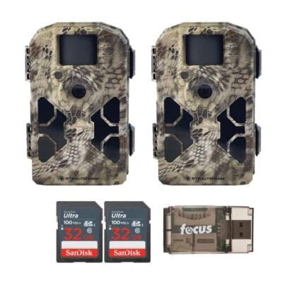 Stealth Cam 2020 G42NG 24MP Trail Cameras (2-Pack) and Memory Cards Bundle. - Image 1 of 4