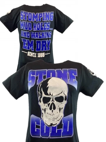 Stone Cold Steve Austin Stomping Mudholes T-shirt Cover