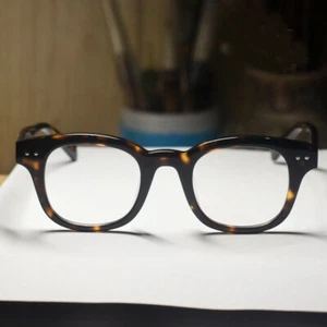 Retro Japan Handmade Acetat Brille Schildpatt Damen Herren 60er Jahre eye glasses - Bild 1 von 5