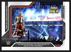2024 PANINI INSTANT WWE ⭐ BASH IN BERLIN ⭐ CODY RHODES ⭐ N. 63 - Picture 1 of 2