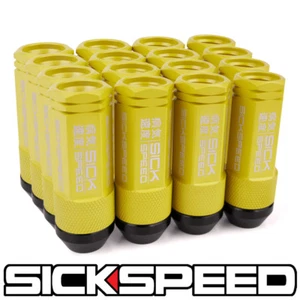 SICKSPEED 16 PIEZAS ALUMINIO AMARILLO EXTENDIDO 50MM 2 PIEZAS LENGÜETAS KAWASAKI TERYX MULE N29 - Imagen 1 de 1