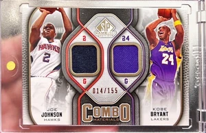 2009-10 SP juego usado Kobe Bryant Joe Johnson materiales combinados juego usado/155 - Imagen 1 de 1