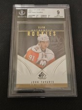 2008-09 UD SP GAME USED JOHN TAVARES #200 #ed 31/50 GOLD BGS 9 MINT ROOKIE