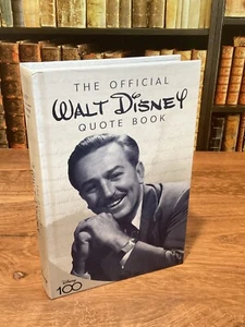 The Official Walt Disney Quote Book Hardcover 2023 Disney 100 - Picture 1 of 6
