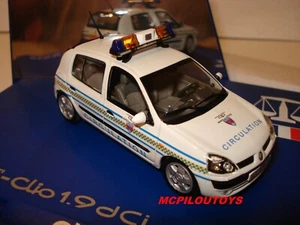 NOREV - RENAULT CLIO II PHASE 2 - 1.9 dCi - POLICE DE PARIS CIRCULATION au 1/43° - Picture 1 of 4
