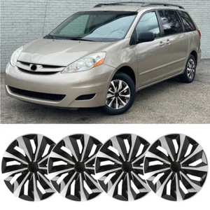 For Toyota Sienna 2004-2010 4Pcs 16" Hubcap Wheel Rim Cover Steel Wheel Hub Cap - Picture 1 of 15