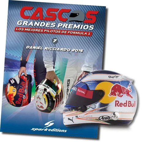 Daniel Ricciardo (2016) helmet Collection 1/5 new sealed Discontinued Cover
