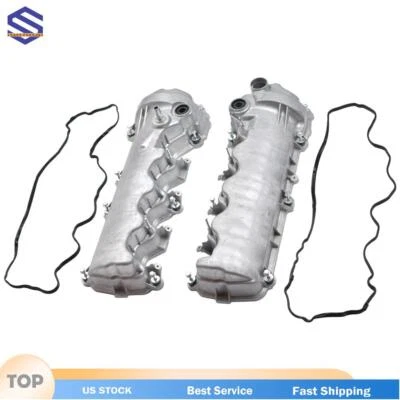 Pair LH+RH Engine Valve Cover For 2004-2010 Ford F-150 V8 5.4L 9L1Z6582D - Image 1 of 4