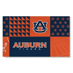 Northwest NCAA Auburn Tigers Farbblock waschbarer Wohnbereich Teppich, 36" x 60" - Bild 1 von 2