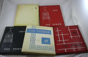 University High School Yearbook Carbondale Illinois LOT 1955 1956 1957 1958 1959 - Picture 1 of 10