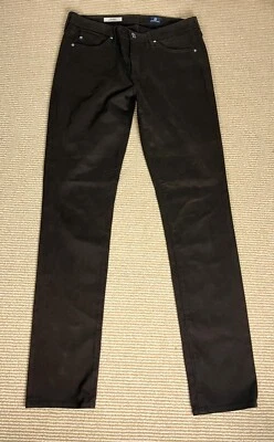 Denim elástico marrón AG Adriano Goldschmied The Prima Cigarette Leg para mujer 27R Foto 1 de 4